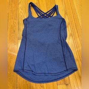 Lululemon  Blue Strappy Top Size 4